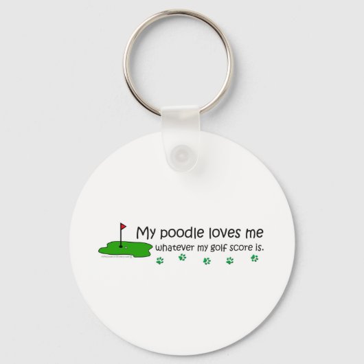 Poodle Sleutelhanger (Voorkant)