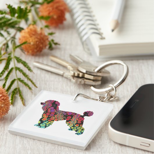 Poodle Sleutelhanger (Voorkant Rechts)