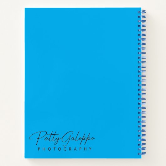 Poodle Spiral Notebook Notitieboek (Achterkant)