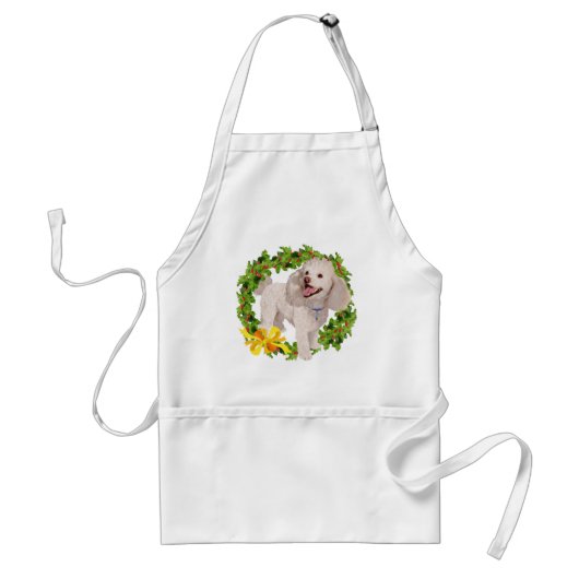 Poodle Standaard Schort (Voorkant)