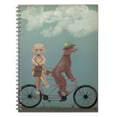 Poodle Tandem Notitieboek (Voorkant)