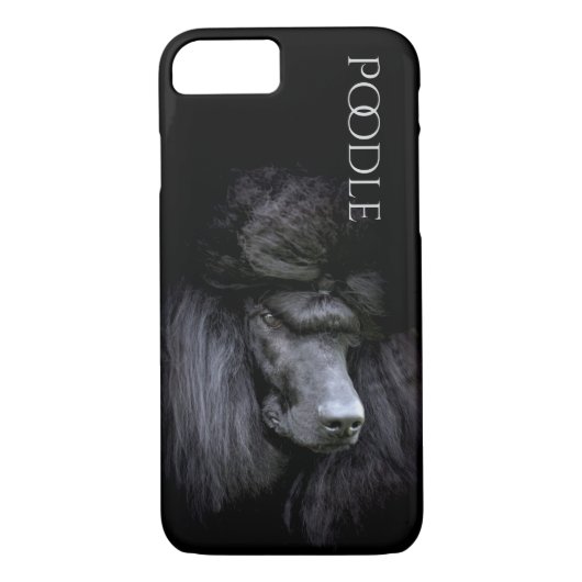 Poodle-telefoondraagtas Case-Mate iPhone Case (Achterkant)