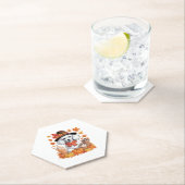 Poodle Thanksgiving Drinks Coffee Fall Leaves Pump Kartonnen Onderzetters (Insitu)