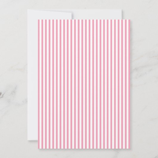 Poodle & Tour Eiffel Thème Anniversaire Invitation (Dos)