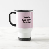 Poodle Travel Mug Reisbeker (Links)