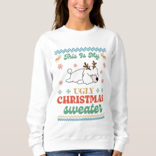 Poodle Ugly KerstSweater Trui