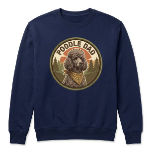 Poodle Vader Crewneck   Doodle Hond Vader Cadeau V Trui
