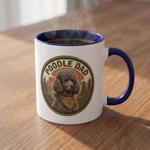 Poodle Vader Koffiemok Doodle Hond Vader Cadeau Mok