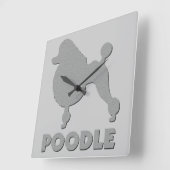 Poodle Vierkante Klok (Hoek)