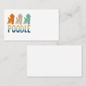 Poodle Visitekaartje (Voorkant / Achterkant)