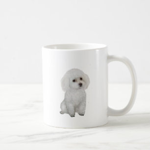 Poodle - wit 1 koffiemok