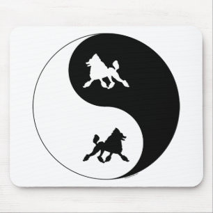 Poodle Yin Yang Muismat