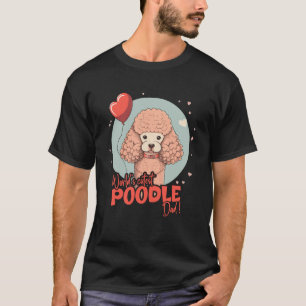 Poodledog Met Hartdecoratie Leukste Poodledad T-shirt