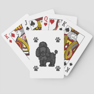 POODLES DIE SPELEN POKERKAARTEN