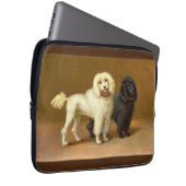  "Poodles Electronics Bag" Laptop Sleeve (Voorkant Rechts)