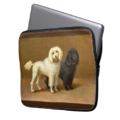  "Poodles Electronics Bag" Laptop Sleeve (Voorkant Links)