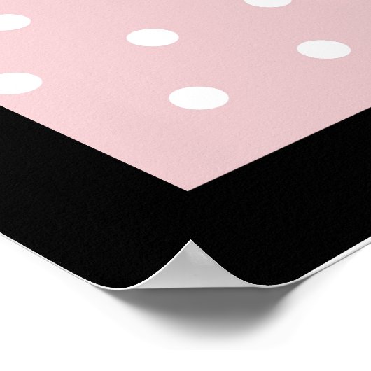 Poodsen in het Parijse roze Poster (Hoek)