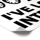 POOF ! Poster drôle de l'intérêt perdu (Coin)