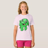 Poogle Green T-shirt (Voorkant volledig)