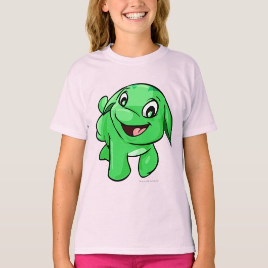 Poogle Green T-shirt (Voorkant)