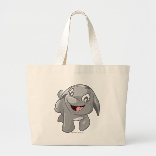 Poogle Silver Grote Tote Bag (Voorkant)