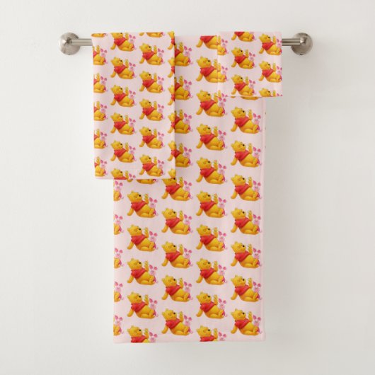 Pooh Bath Towel Set Bad Handdoek (Insitu)