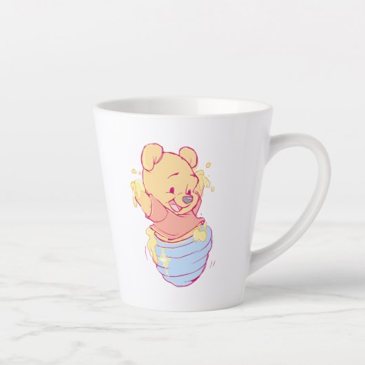 Pooh Latte Mug Latte Mok (Rechts)