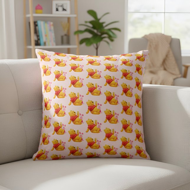 Pooh Throw Pillow Kussen (Creator heeft geüpload)