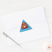 pooier emoji driehoek sticker (Envelop)