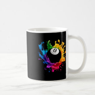 Pool 8 LL biljart design gear voor mannen en vrouw Koffiemok