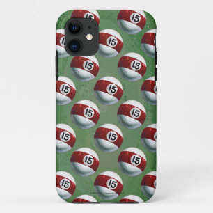 Pool Ball 15-patroon iPhone 11 Hoesje