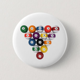 Pool Balls / Billiards: 3D-model: Ronde Button 5,7 Cm