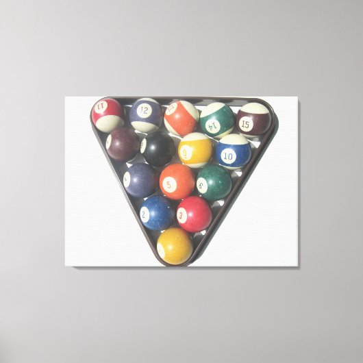 Pool Balls Canvas (Voorkant)