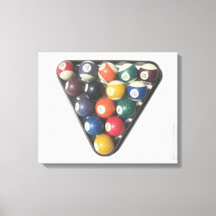 Pool Balls Canvas Afdruk