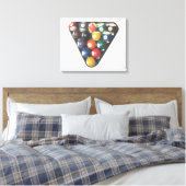 Pool Balls Canvas Afdruk (Insitu (Slaapkamer))