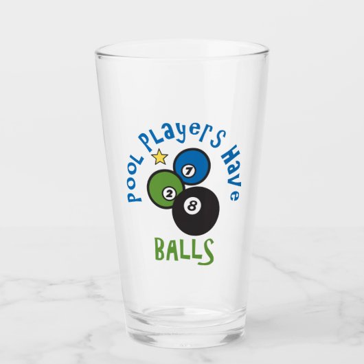 Pool Balls Glas (Voorkant)