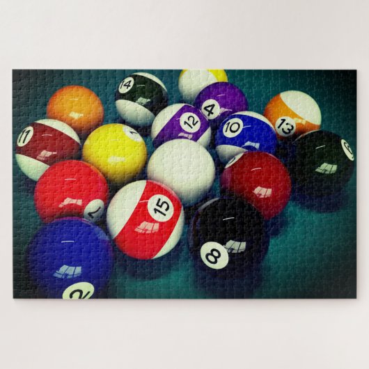 Pool Balls Legpuzzel (Horizontaal)