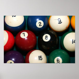 Pool Balls Poster