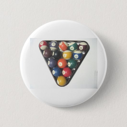 Pool Balls Ronde Button 5,7 Cm (Voorkant)
