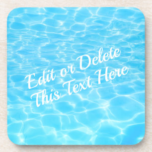 Pool Beach party van waterpartij zomerfeest Bier Onderzetter