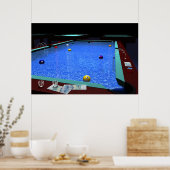 "Pool" - Belle affiche de billard (Cuisine)