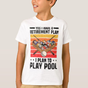 Pool Biljart Snooker Cue Speler 7 T-shirt