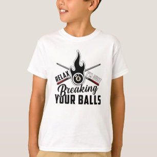 Pool Billiard Snooker 8 Ball Billiards Funny Gift T-shirt