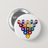 Pool: Billiardbalken: Billiards: Ronde Button 5,7 Cm (Voorkant /achterkant)