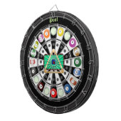 Pool/Billiards Multi-Target 2.0-dartboard Dartbord (Voorkant Rechts)