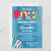 Pool Birthday Party (Voorkant)