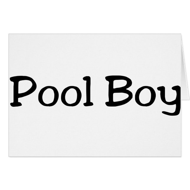 Pool Boy (Voorkant Horizontaal)