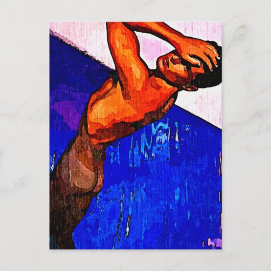 Pool Boy II V Briefkaart (Voorkant)