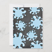 Pool Chalkboard met waterspatten Kaart (Achterkant)