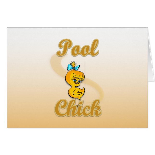 Pool Chick (Voorkant Horizontaal)